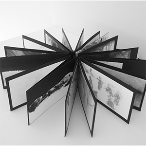 Artist book titled At the Boundary by Steve Cussons