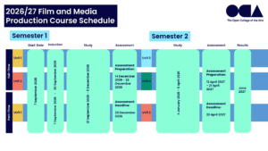 Film and Media Cert HE Study Schedule for 26/27