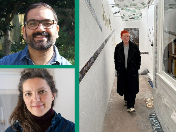 Photos of students Brindusa Burrows, Trine Wade and Kuljjt Bhogal